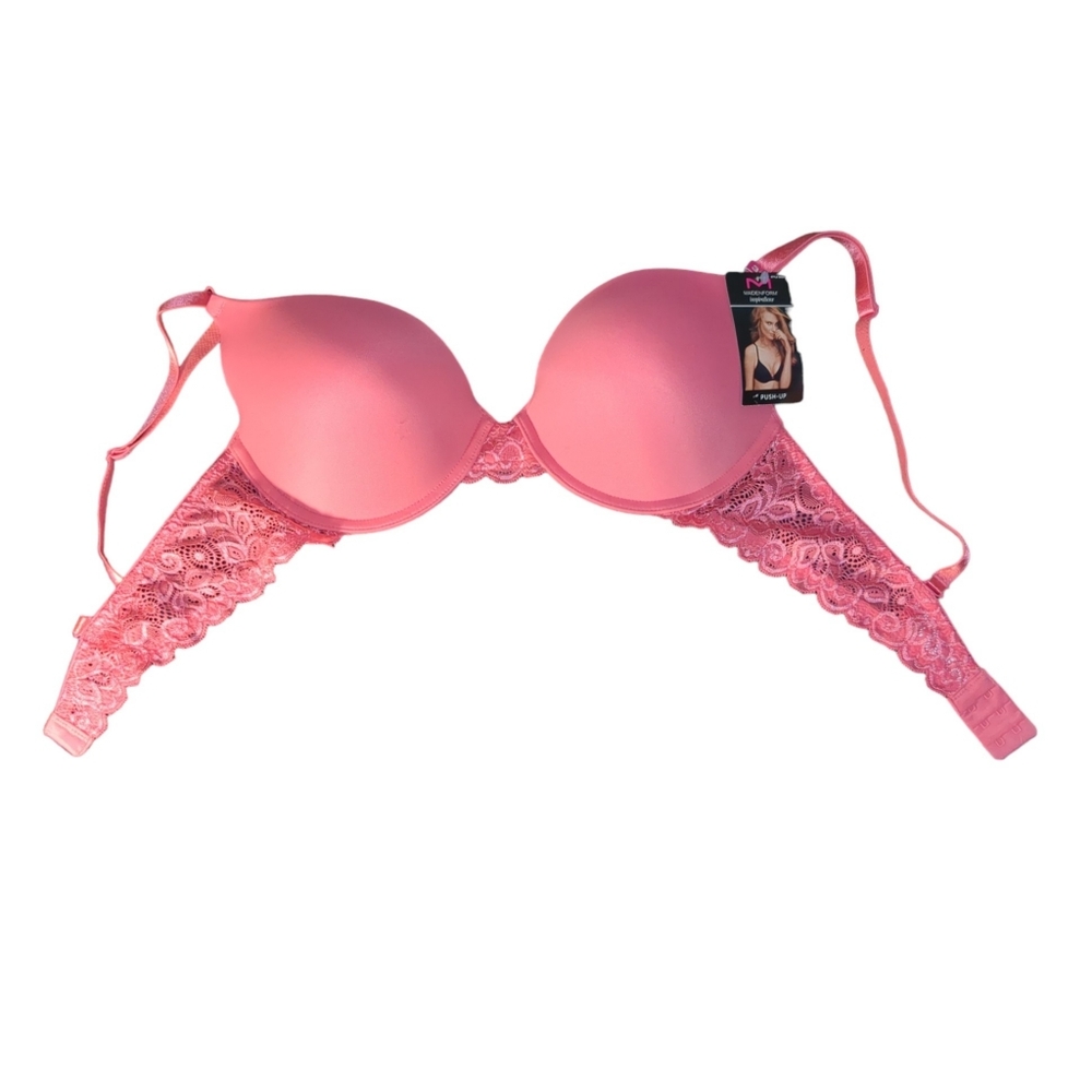 Maidenform Pinkish/Orange 38C Pushup Bra